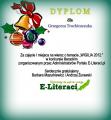 Dyplom dla Grzegorza T